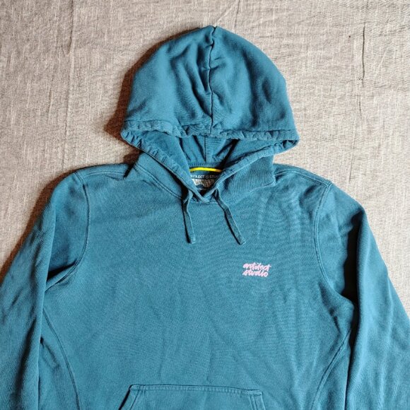 Artilect Studios Pullover Hoodie Womens Size Large Blue 5050 Drip Logo Organic - Picture 6 of 15